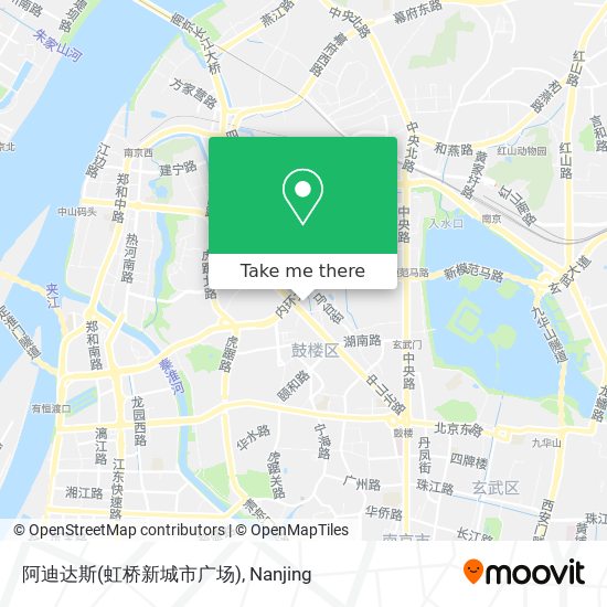 阿迪达斯(虹桥新城市广场) map