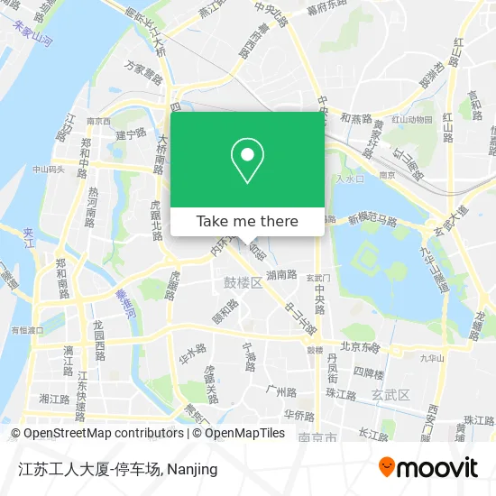 江苏工人大厦-停车场 map