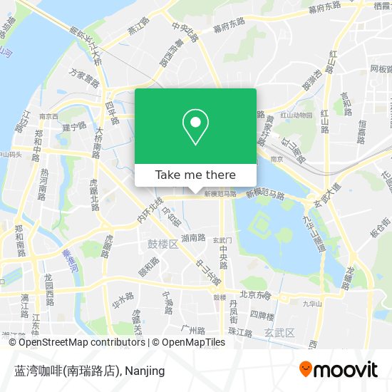 蓝湾咖啡(南瑞路店) map