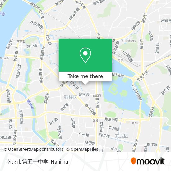南京市第五十中学 map