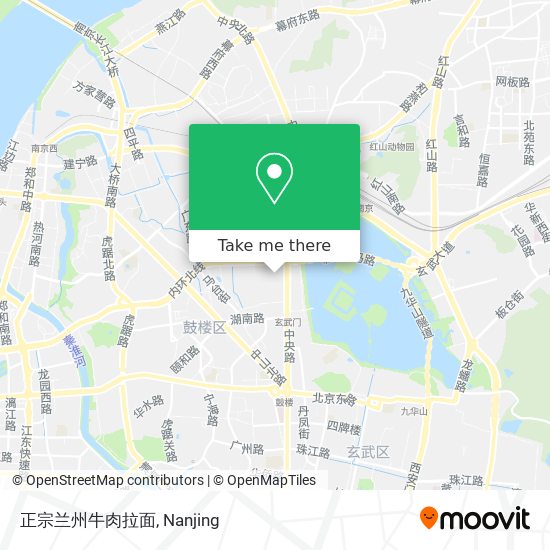 正宗兰州牛肉拉面 map