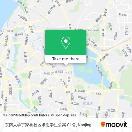 东南大学丁家桥校区求恩学生公寓-01舍 map