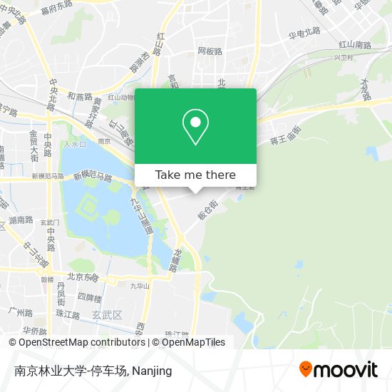南京林业大学-停车场 map