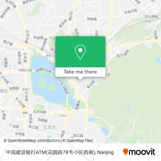 中国建设银行ATM(花园路78号小区西南) map