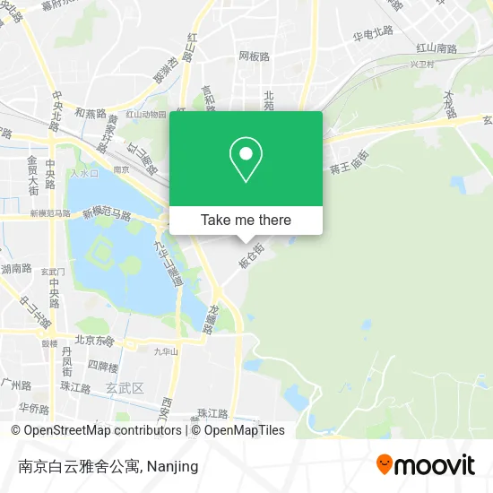 南京白云雅舍公寓 map
