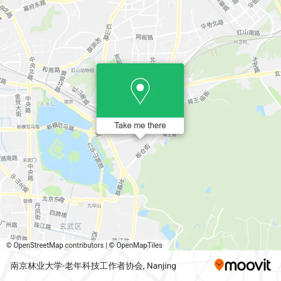 南京林业大学-老年科技工作者协会 map