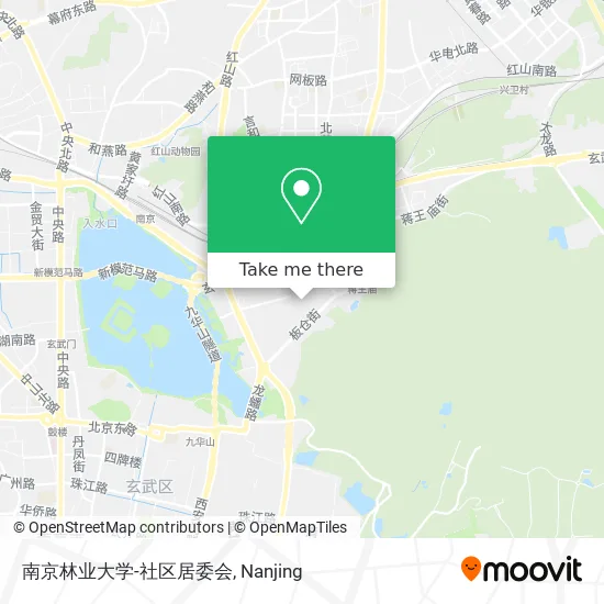 南京林业大学-社区居委会 map
