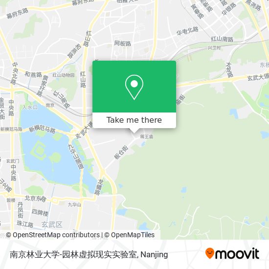 南京林业大学-园林虚拟现实实验室 map