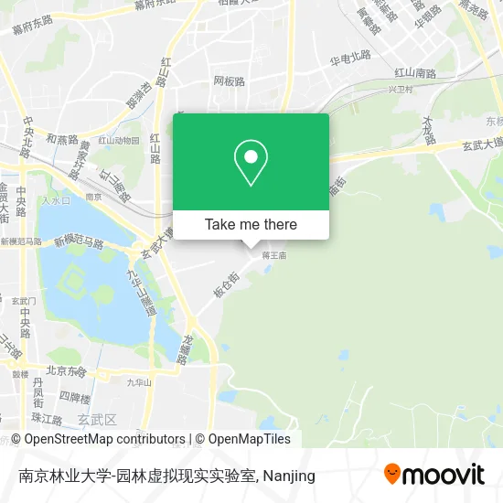 南京林业大学-园林虚拟现实实验室 map