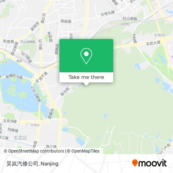 昊岚汽修公司 map