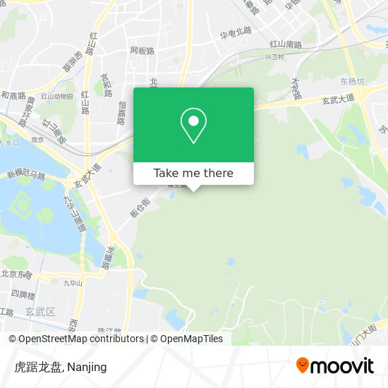 虎踞龙盘 map