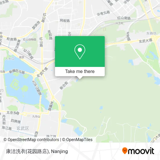 康洁洗衣(花园路店) map