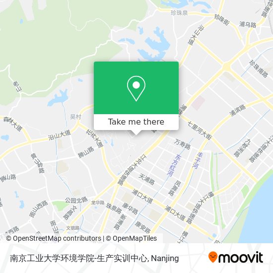 南京工业大学环境学院-生产实训中心 map
