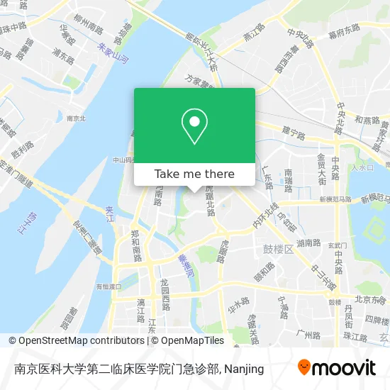 南京医科大学第二临床医学院门急诊部 map