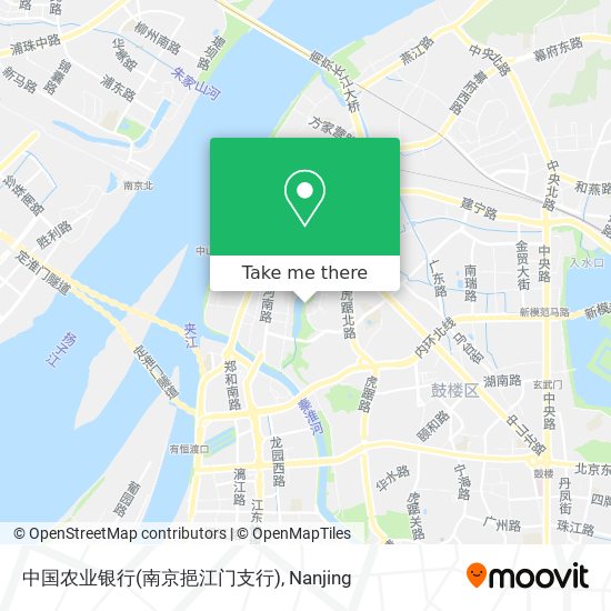 中国农业银行(南京挹江门支行) map