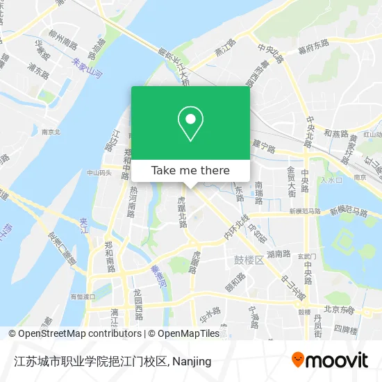 江苏城市职业学院挹江门校区 map