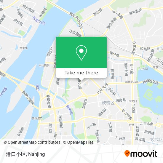 港口小区 map