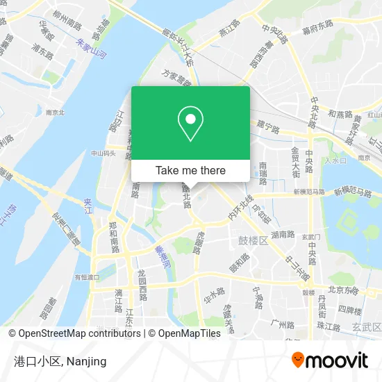 港口小区 map