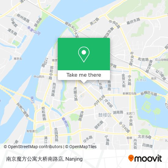 南京魔方公寓大桥南路店 map