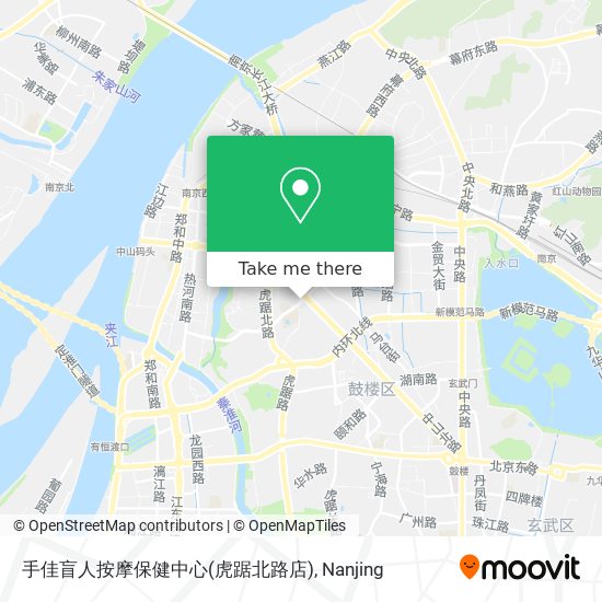 手佳盲人按摩保健中心(虎踞北路店) map