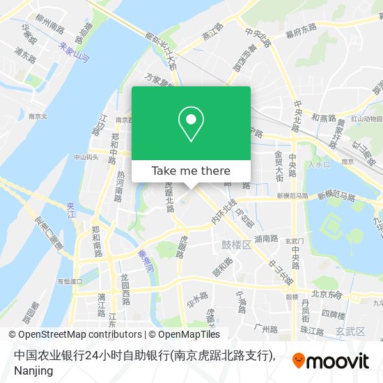中国农业银行24小时自助银行(南京虎踞北路支行) map