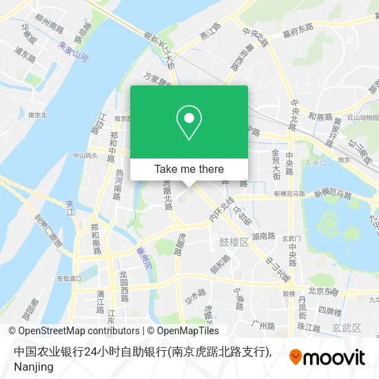 中国农业银行24小时自助银行(南京虎踞北路支行) map