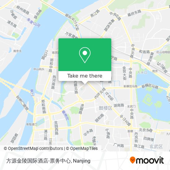 方源金陵国际酒店-票务中心 map