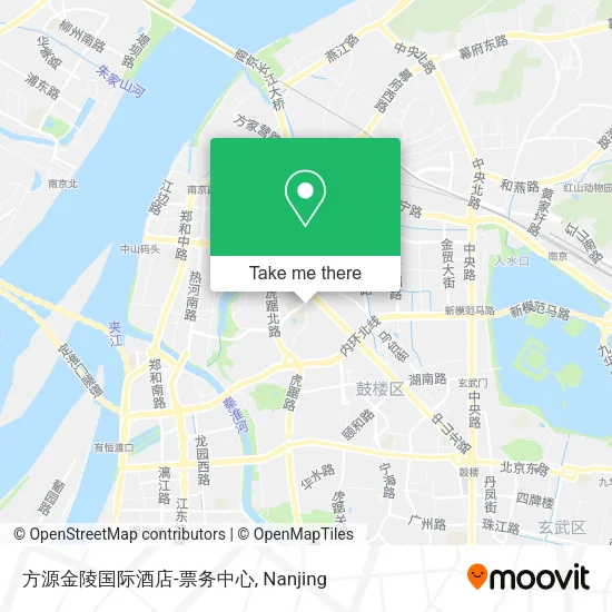 方源金陵国际酒店-票务中心 map