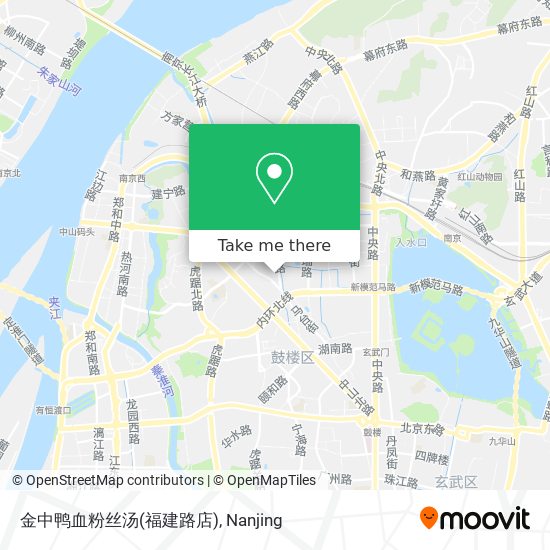 金中鸭血粉丝汤(福建路店) map
