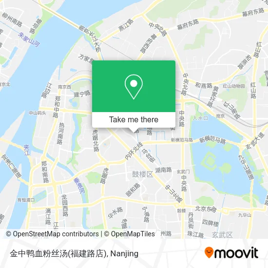 金中鸭血粉丝汤(福建路店) map