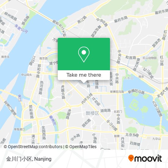 金川门小区 map