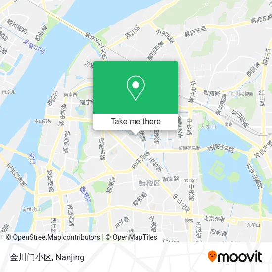 金川门小区 map