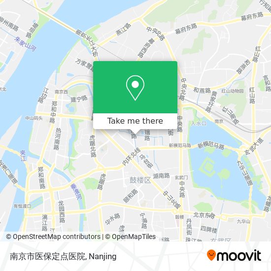 南京市医保定点医院 map