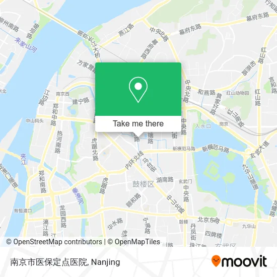 南京市医保定点医院 map