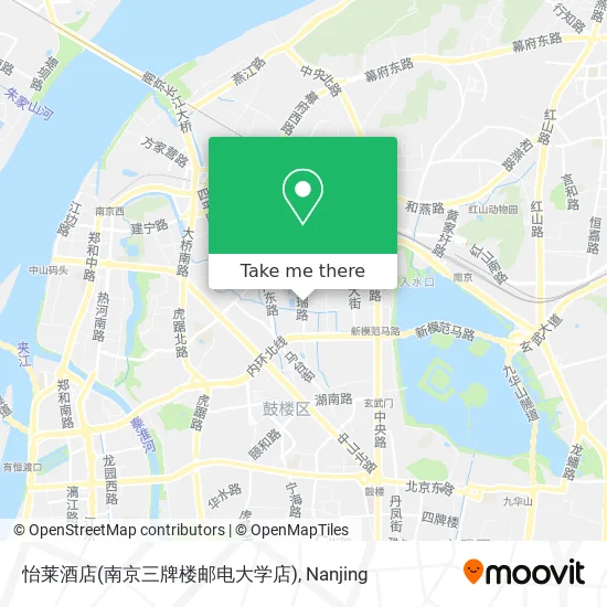 怡莱酒店(南京三牌楼邮电大学店) map
