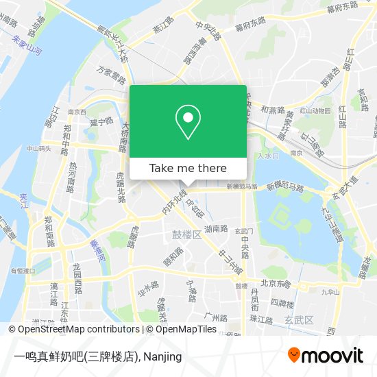一鸣真鲜奶吧(三牌楼店) map