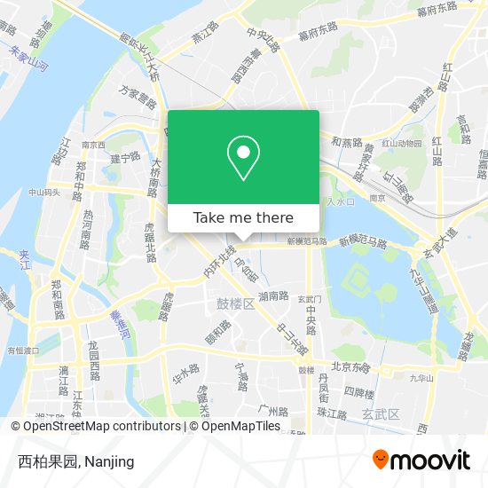 西柏果园 map