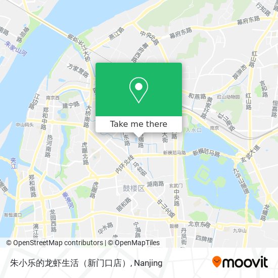 朱小乐的龙虾生活（新门口店） map