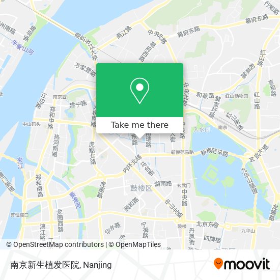 南京新生植发医院 map