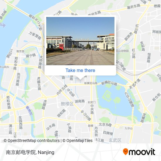 南京邮电学院 map