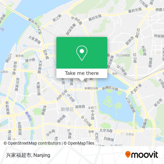 兴家福超市 map