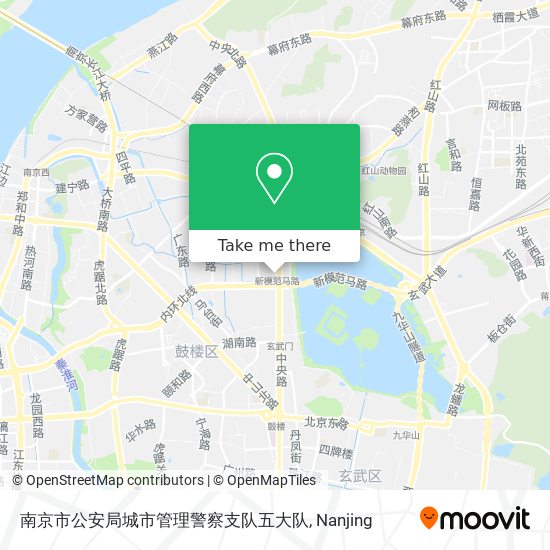 南京市公安局城市管理警察支队五大队 map