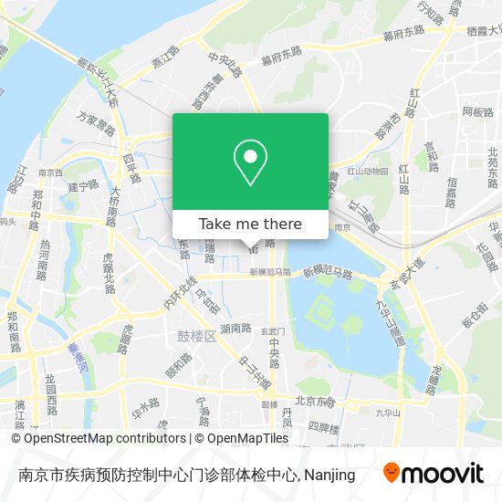 南京市疾病预防控制中心门诊部体检中心 map