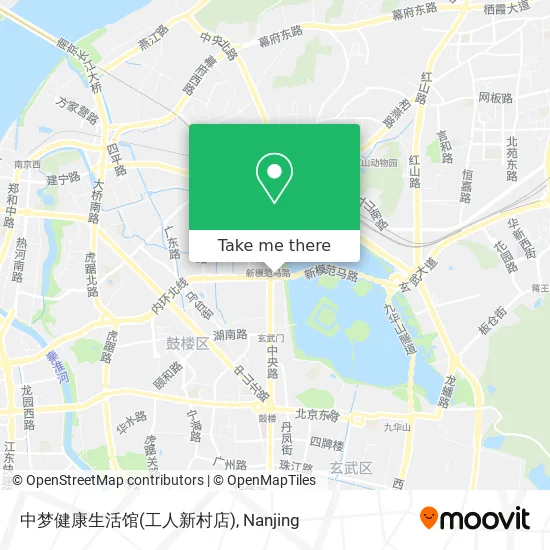 中梦健康生活馆(工人新村店) map