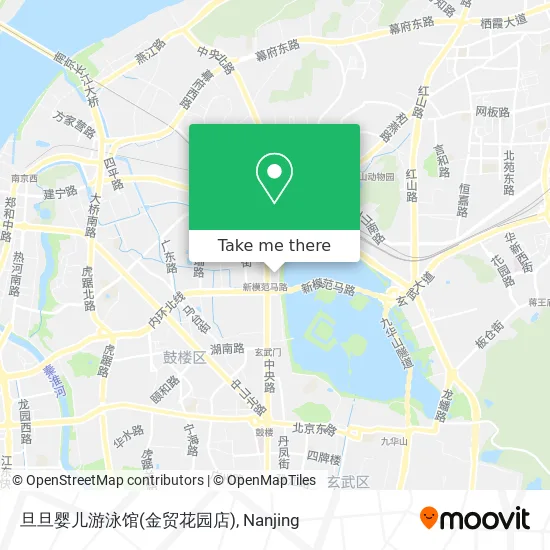 旦旦婴儿游泳馆(金贸花园店) map