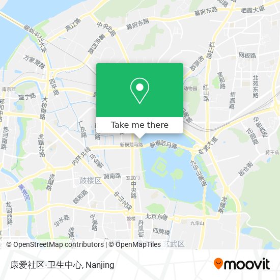 康爱社区-卫生中心 map