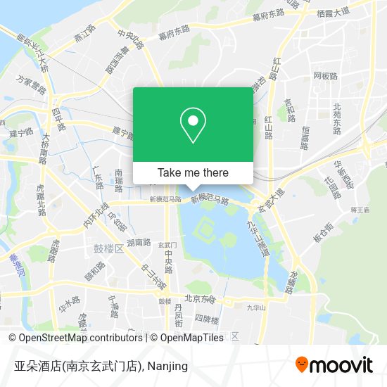 亚朵酒店(南京玄武门店) map