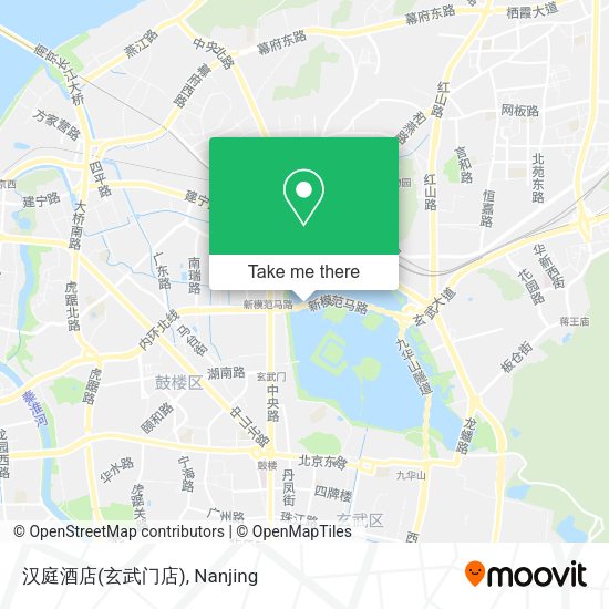 汉庭酒店(玄武门店) map
