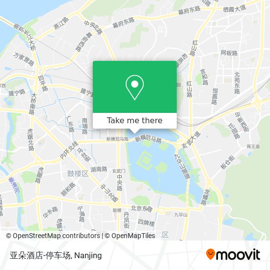 亚朵酒店-停车场 map