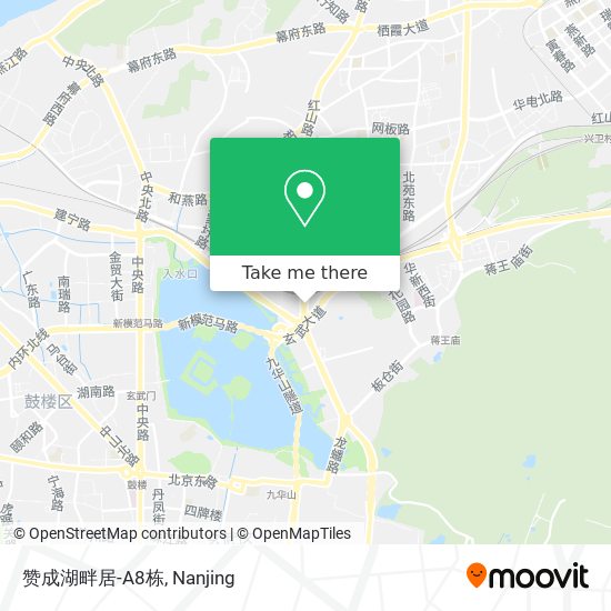 赞成湖畔居-A8栋 map